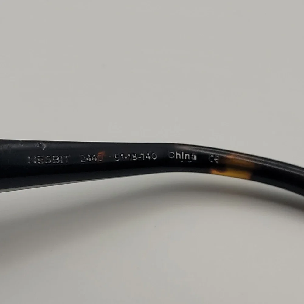Warby Parker Nesbit 2440 Eyeglasses Frames Only 51-18-140 Bronze Tortoise Oval